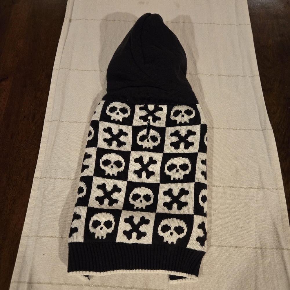 Novogratz Skully Punk Dog Hoodie S